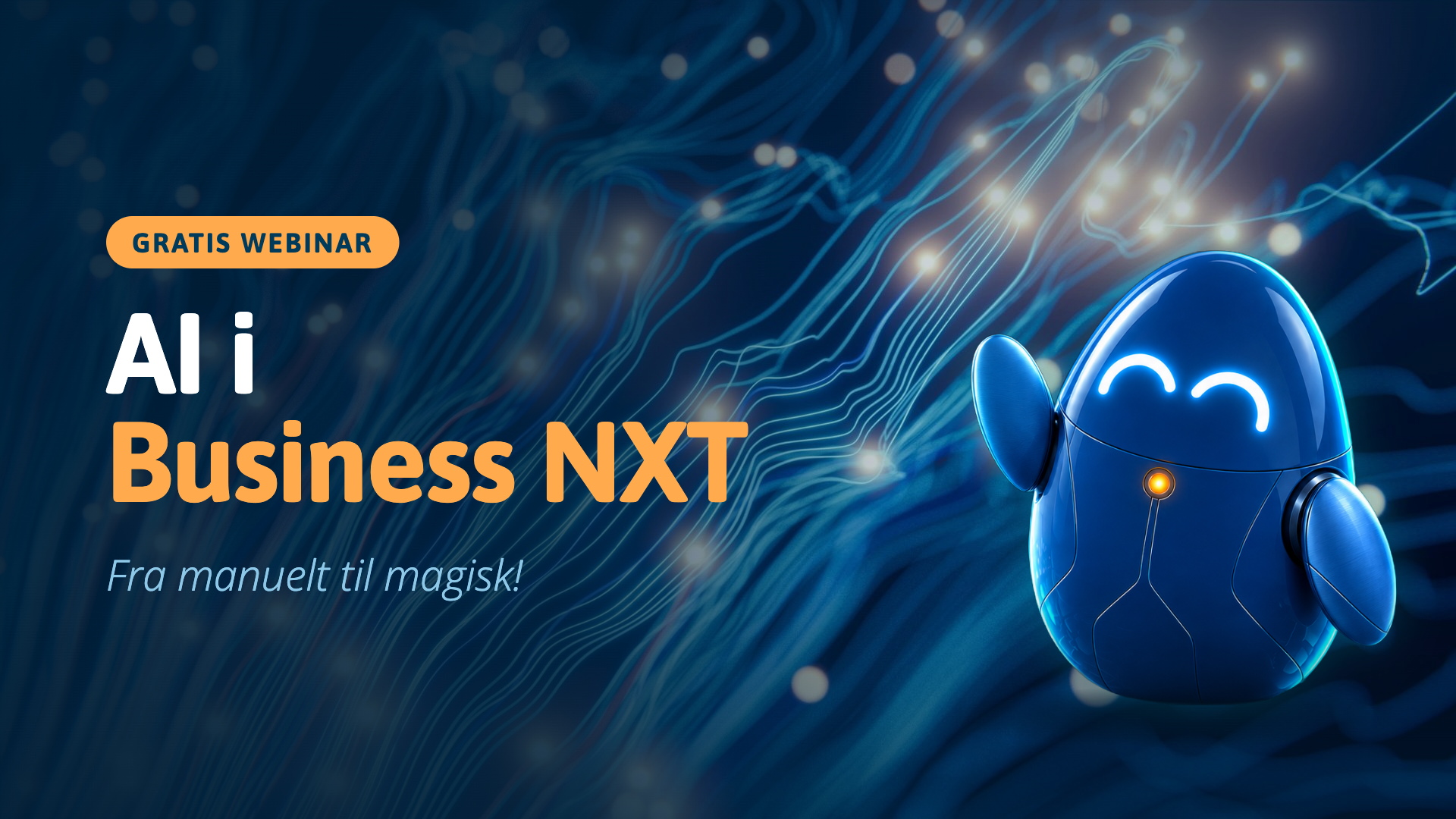 AI i Business NXT plakat for webinar